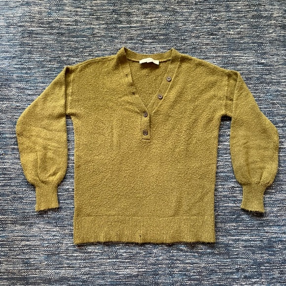 Loft Henley knit sweater - Picture 3 of 8